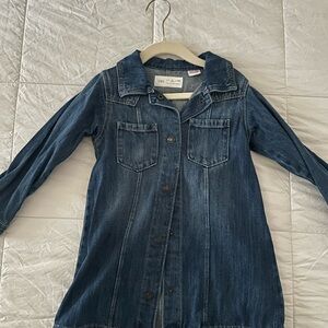 Zara Women's Dark Blue Jean Jacket